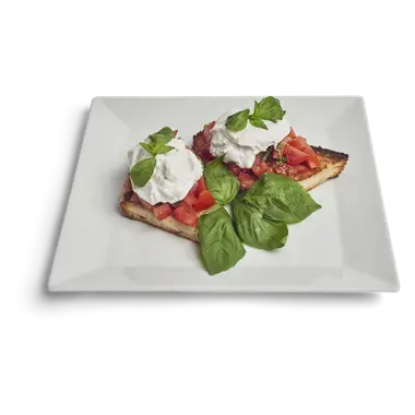 Bruschetta con Squacquerone